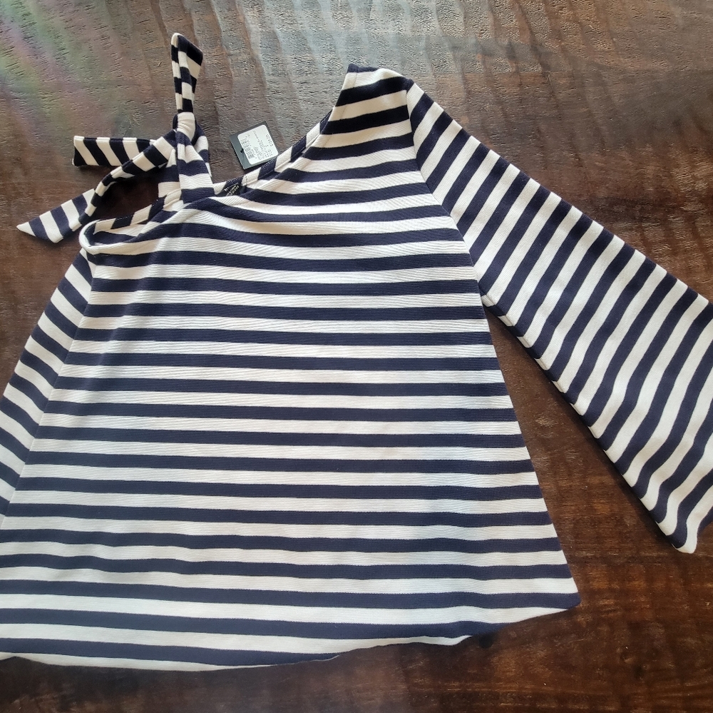 Striped Navy/white staple.  Yacht party ready!